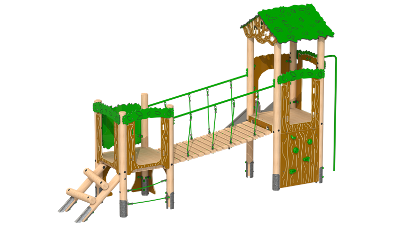 Technical render of a Falcon Play Tower